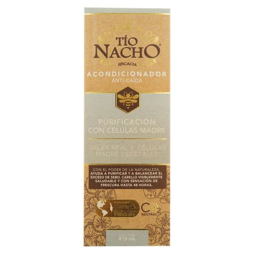 Acondicionador Tío Nacho Purificación con Células Madre Jalea Real + Células Madre Vegetales- 415 ml