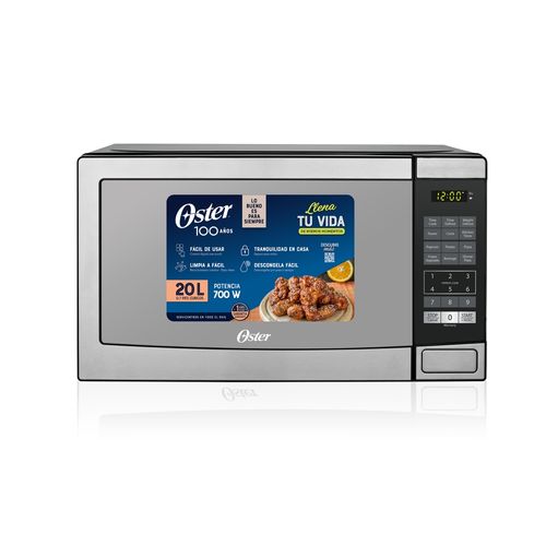 Microondas Oster Digital Silver 20L - Ogyme4703M
