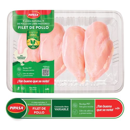 Filete de Pollo Pastoreo Pipasa Empacado - Precio indicado por kilo