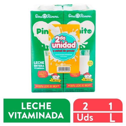 Leche Dos Pinos pinito liquido 2 pack - 1 L