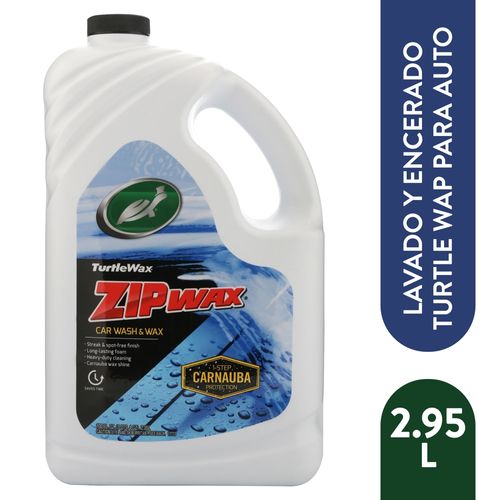 Shampoo con Cera Turtle Wax Zip Wax para Carro - 3 L