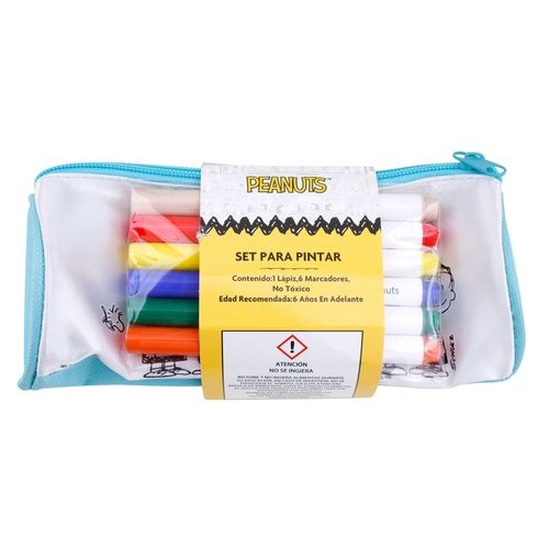 Kit Snoopy cartuchera y marcadores