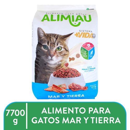 Alimento Alimiau para Gatos Mar Y Tierra - 7700 g
