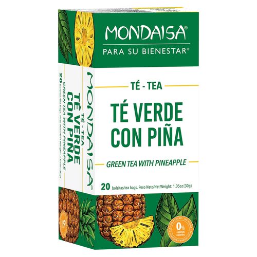 Te Verde Mondaisa Con Piña Caja 20 Uds - 30 g