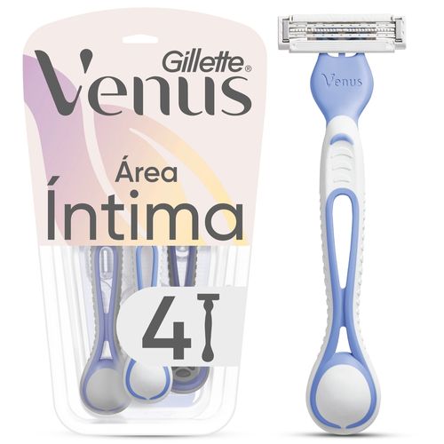Rasuradora Gillette Para Mujer Venus Íntima - 4 Uds