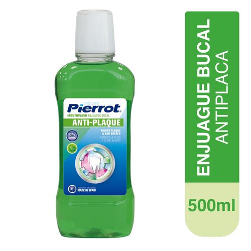 Enjuague Bucal Pierrot Antiplaca  500ml