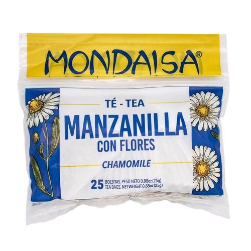 Té Mondaisa de hierbas manzanilla bolsa 25 Uds - 25 g