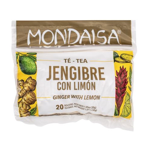 Te Mondaisa Jengibre Limón  Bolsa 20 und  30g