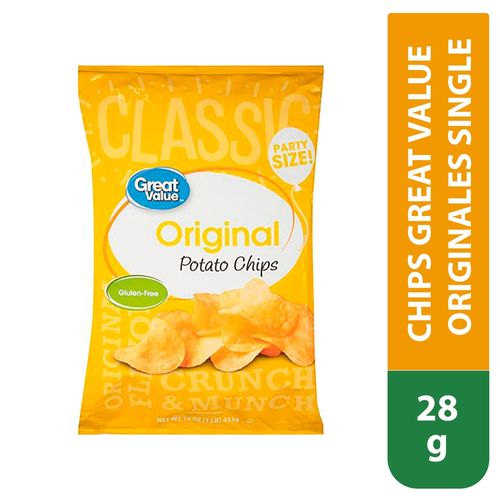 Papas Tostadas Great Value Sabor Original - 28 g