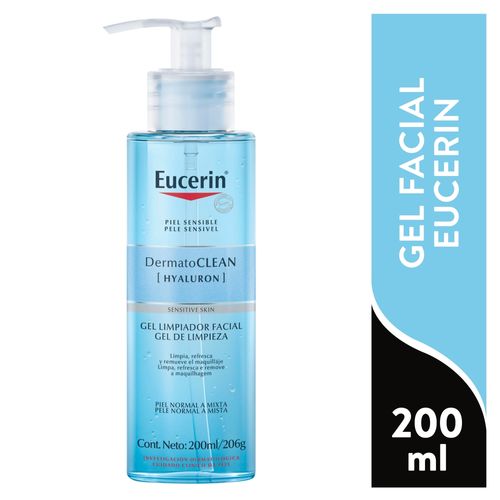 Gel facial Eucerin ácido hialurónico - 200 ml