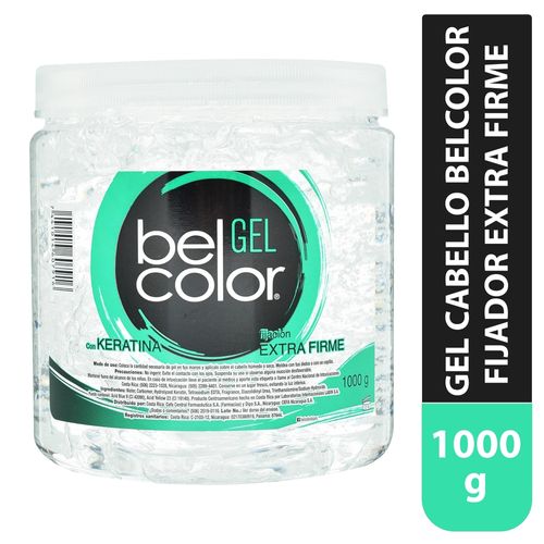 Gel Belcolor con keratina extra firme - 1000 g