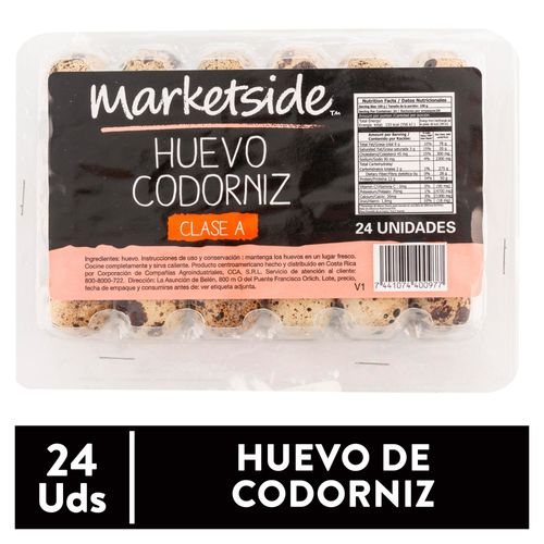 Huevo De Codorniz Marketside - 24 Unidades