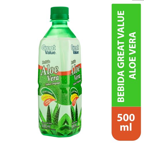Bebida Great Value Aloe Vera -500ml
