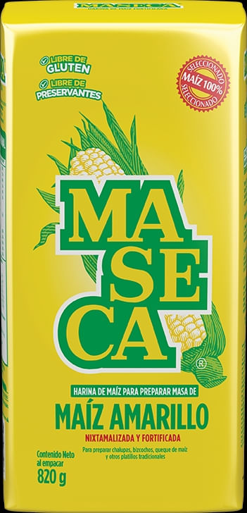 Harina Maseca de maíz amarillo - 907 g