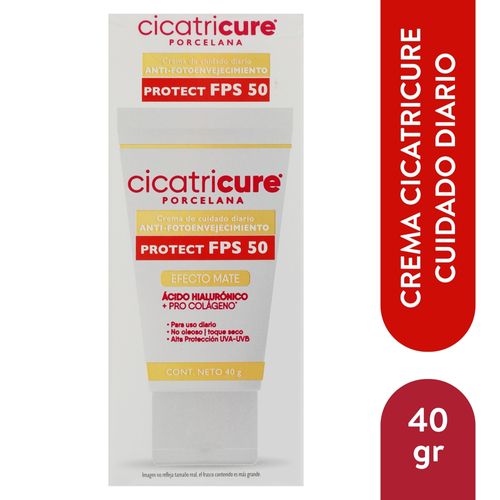 Crema Cicatricure porcelana fps 50 - 40 g