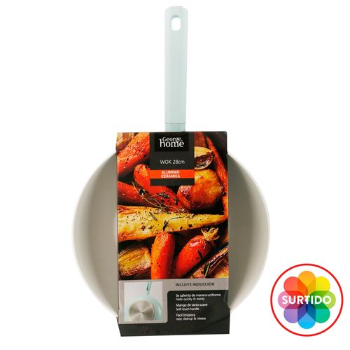Wok Ceramica George Home 28 Cm