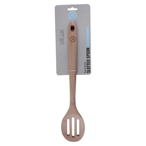 Cuchara Martha Stewart ranurada de madera