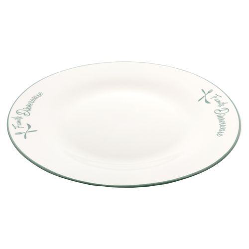 Ms Plato Plano De Porcelana 10.5 Verde