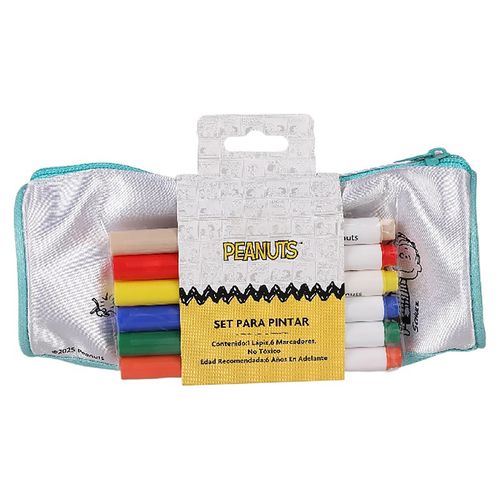 Kit Snoopy cartuchera y marcadores