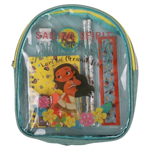 Mochila Moana con útiles escolares