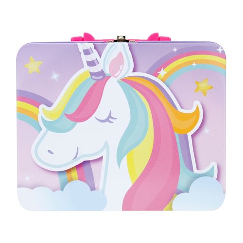 Estuche Best Trading metalico unicornio