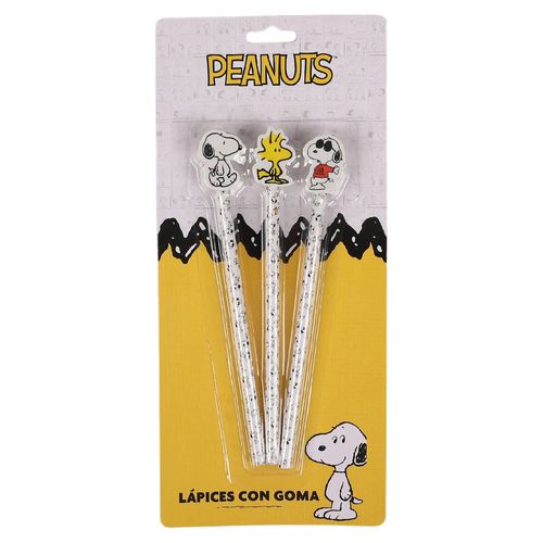 Lápices Snoopy de grafito con diseño 3d