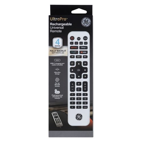 Control Remoto General Electric Universal Recargable por Usb C 80984