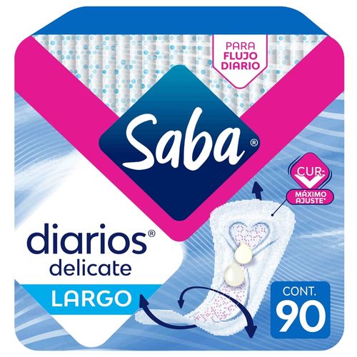 Protectores Diarios Saba Regular Delicate - 90 Uds