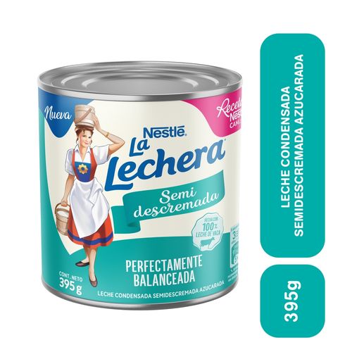 Leche Condensad La Lechera Semides 395gr