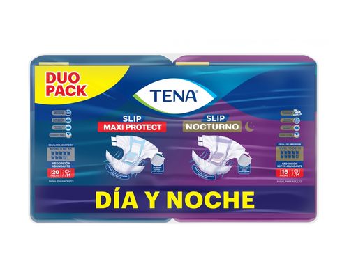 Tena Slip Maxi Protect Y Noct M 36ea
