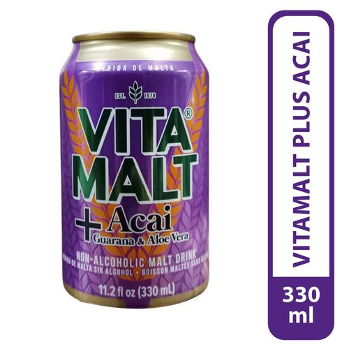 Vitamalt Plus Acai Lata 330ml