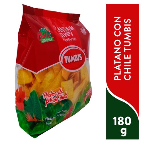 Tumbis Platano Chile 180gr