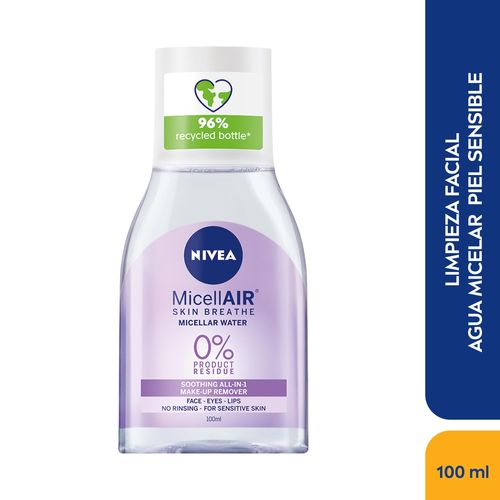 Agua Micelar Nivea Piel Sensible -100ml
