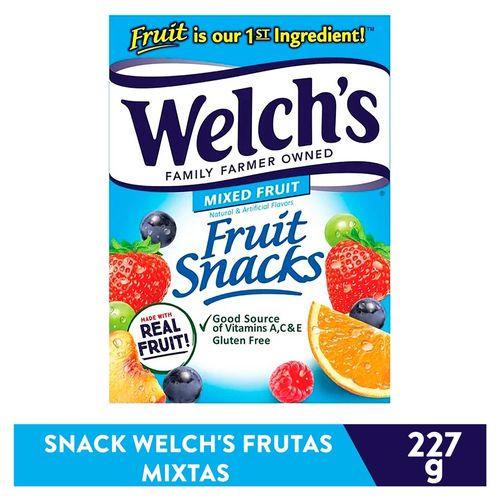 Snack Welch's mixed frut caja - 227 g