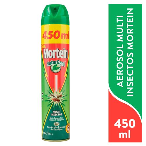 Insecticida Mortein Multi Insectos Eucalipto Aerosol -450ml
