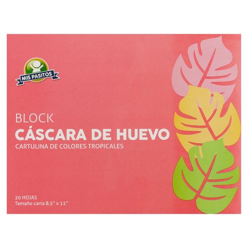 Block cartulina Tropical carta -  20 hojas