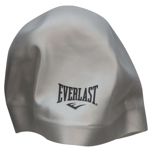 Gorra De Natación Everlast De Silicón Para Cabello Largo Plateado