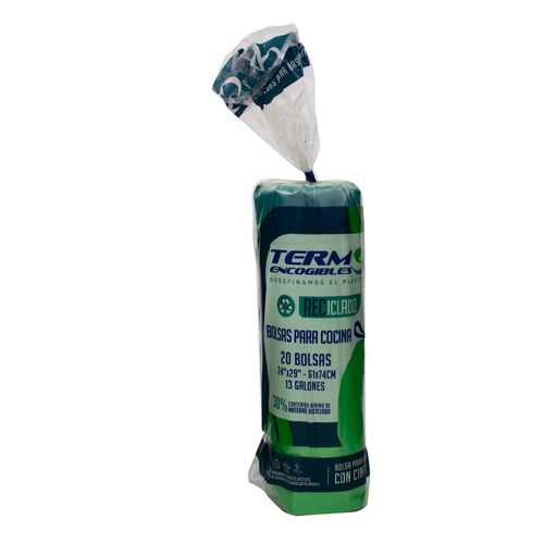 Bolsa Termoencogibles Para Basura Verde Grande 20 unidades