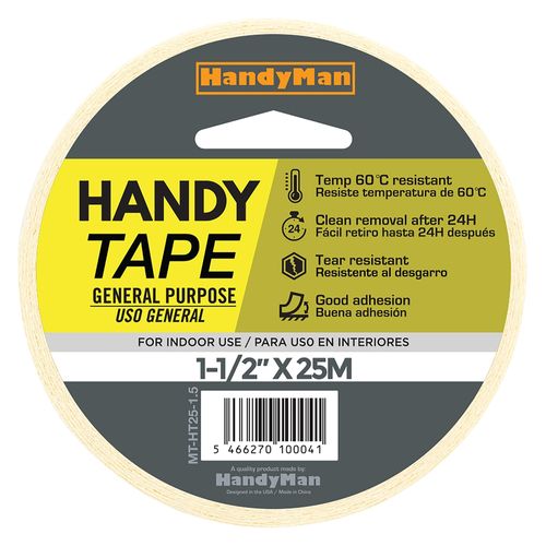 Masking handy tape Handyman uso general - 1-1/2 pulgada x 25 metros