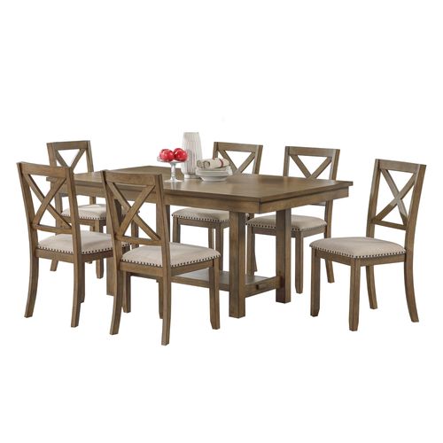 Set Comedor Home Trends Café Claro - 7 Pzas