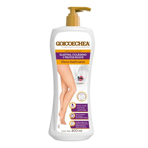Crema Goicoechea Elastina Colágeno y Frutos rojos - 400 ml