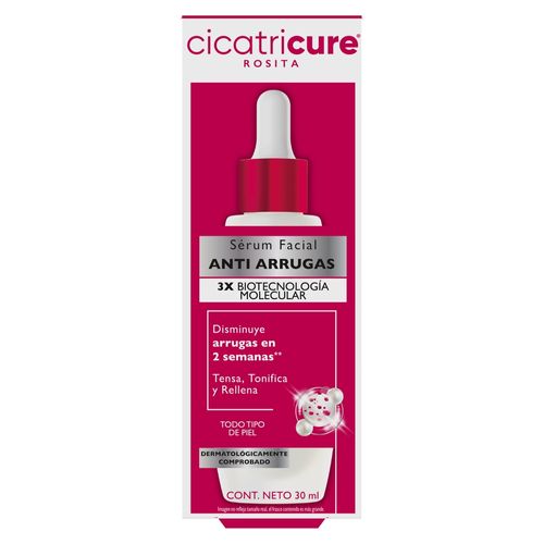 Sérum  Facial Cicatricure Antiarrugas – 30 ml