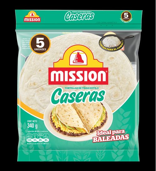 Tortilla Mission Casera De Trigo - 340 g