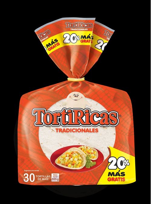 Tortilla Tortirica maíz 30 Uds - 555 g