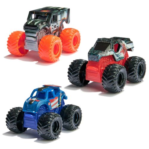 Camiones Monster Jam Minis Marvel - 3 Uds