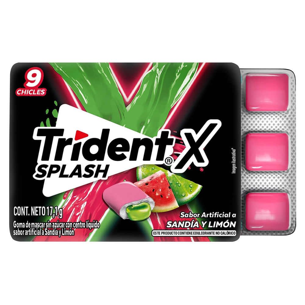 Comprar Goma Mascar Trident Spla Sandia 17 1 Gr | Walmart Costa