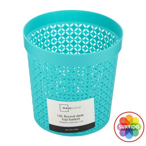 Cesta Redonda De Escritorio 1 6l