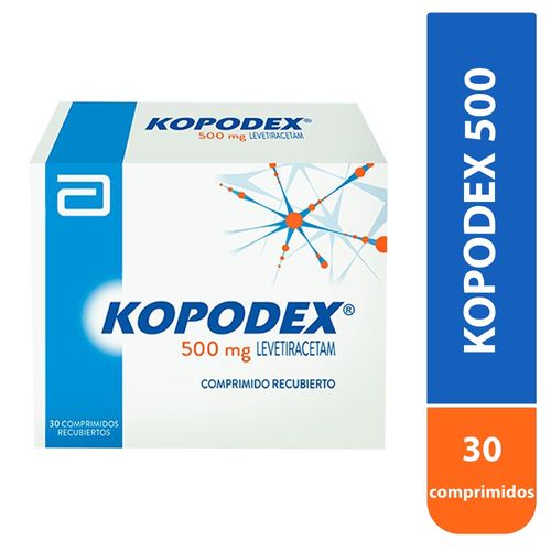 Sistema Nervioso Abbott Kopodex 500 mg x 30 Comprimidos