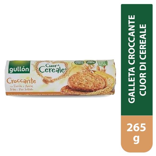 Galletas Integrales Gullon Galleta Cuor Di Cereale Croc 265g