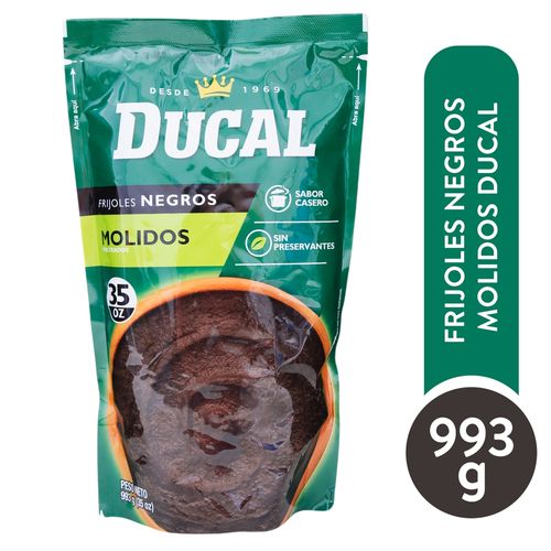 Frijol Ducal molido negro doy pack - 993 g